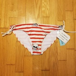 Beach Skull and Crossbones Pirate Bikini Bottoms